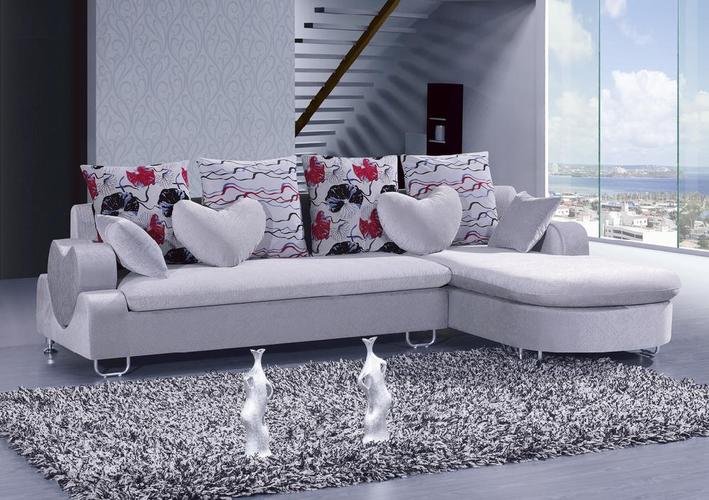 高清:最好的厂家专业批发优质布艺休闲沙发 休闲办公沙发 组合沙发